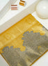 Scalloped Mughal Arch & Kalash Tree Motif Tissue Silk Saree