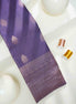 Royal Purple Floral Tree Butta Tissue Silk Saree