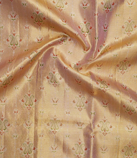 Traditional Mango Motif Design Pure Tissue Silk Saree
