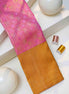 Annapakshi Square Design Tissue Silk Saree (Silver Touch with Revalue)