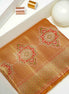 Traditional Mango Motif Design Pure Tissue Silk Saree