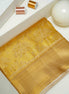 Leaf Pattern Tissue Silk Saree with Gold Zari (Revalue)
