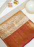 Wavy Floral Vine & Annapakshi Pure Tissue Silk Saree
