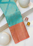 Lush Botanical Jaal & Mango-Paisley Pure Silk Saree with Silver Zari (Revalue)