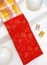Madras Check & Floral Skirt Border Pure Silk Saree with Silver Touch (Revalue)