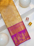 Royal Doli-Baraat & Paisley Jaal Gold Pure Tissue Silk Saree